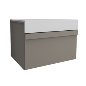 Mueble de Baño para Lavamanos Tipo Vessel Flotante Mazzi 65x47x48cm