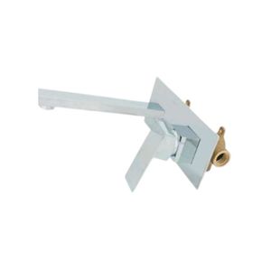 Griferia de lavamanos monocontrol pared dritto cromo