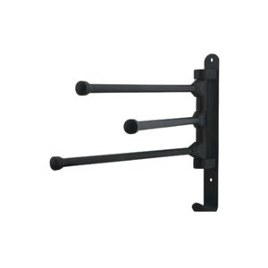 Toallero giratorio 3 barras - 180° negro