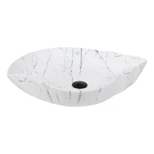 Lavamanos hoja calacata blanco