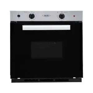 Horno mixto gran formato inox-negro gas natural 120v 60cm