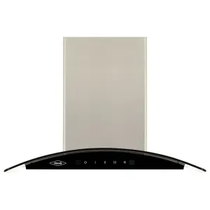 Campana peninsula vid inox-negra 3 velocidades 60cm