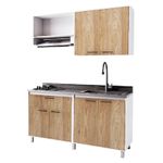 Cocina Integral Oslo 1.50cm con Mesón Derecho-1790883913796