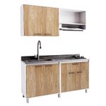 Cocina Integral Oslo 1.50cm con Mesón Izquierdo-1790884102738